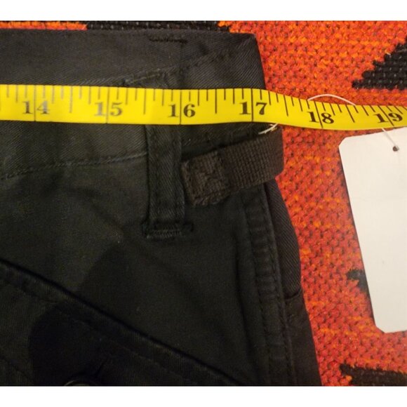 NEW Y2K Women's H&M Black Cargo Pants Size 12 Multiple Pockets 100% Cotton - Picture 6 of 16